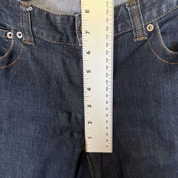 INC Concepts Women's Size 4 Regular Fit Flare Wide Leg Blue Denim Jeans - Picture 5 of 10